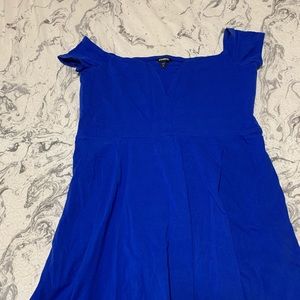 Blue express dress with shorts included
